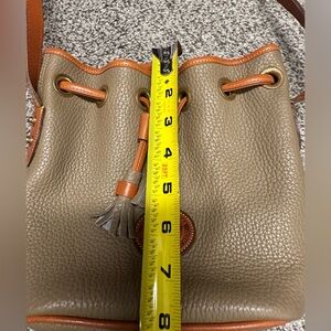 Vintage D&B Leather Bucket Bag